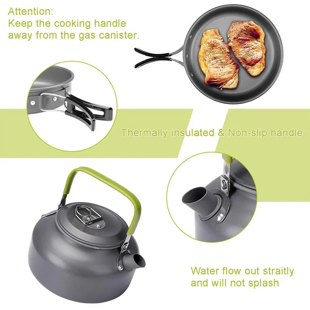 Outdoor Aluminum Cooking Set