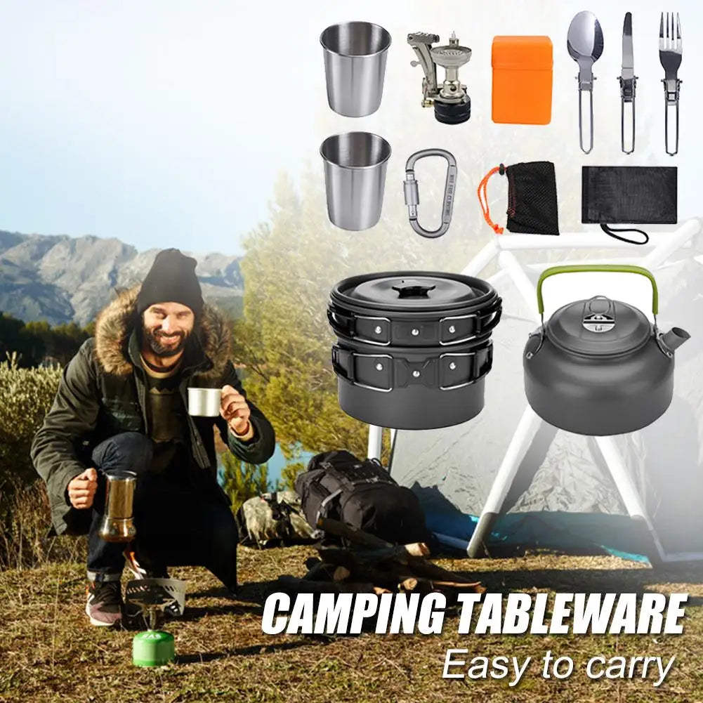 Outdoor Aluminum Cooking Set