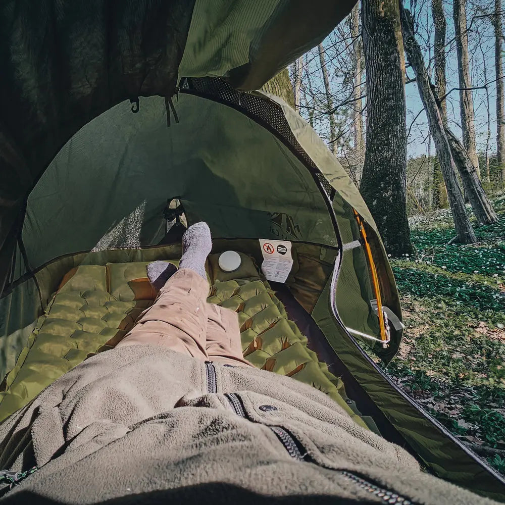 Flat Lay Hammock Tent with Storage