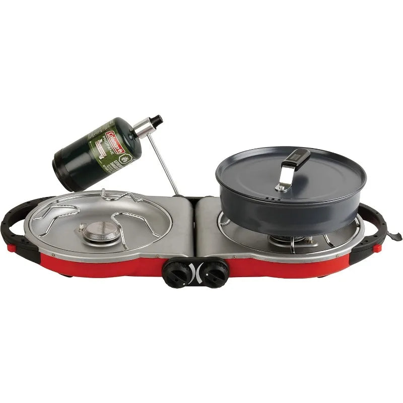 Coleman Fold N Go 2-Burner Propane Camping Stove