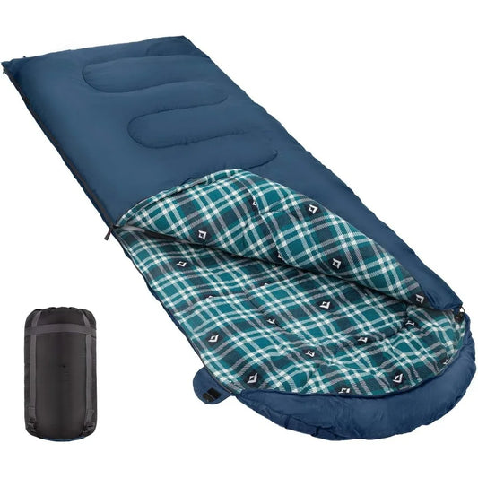 3-4 Season Lightweight  Big and Tall Sleeping Bag for Camping, Hiking