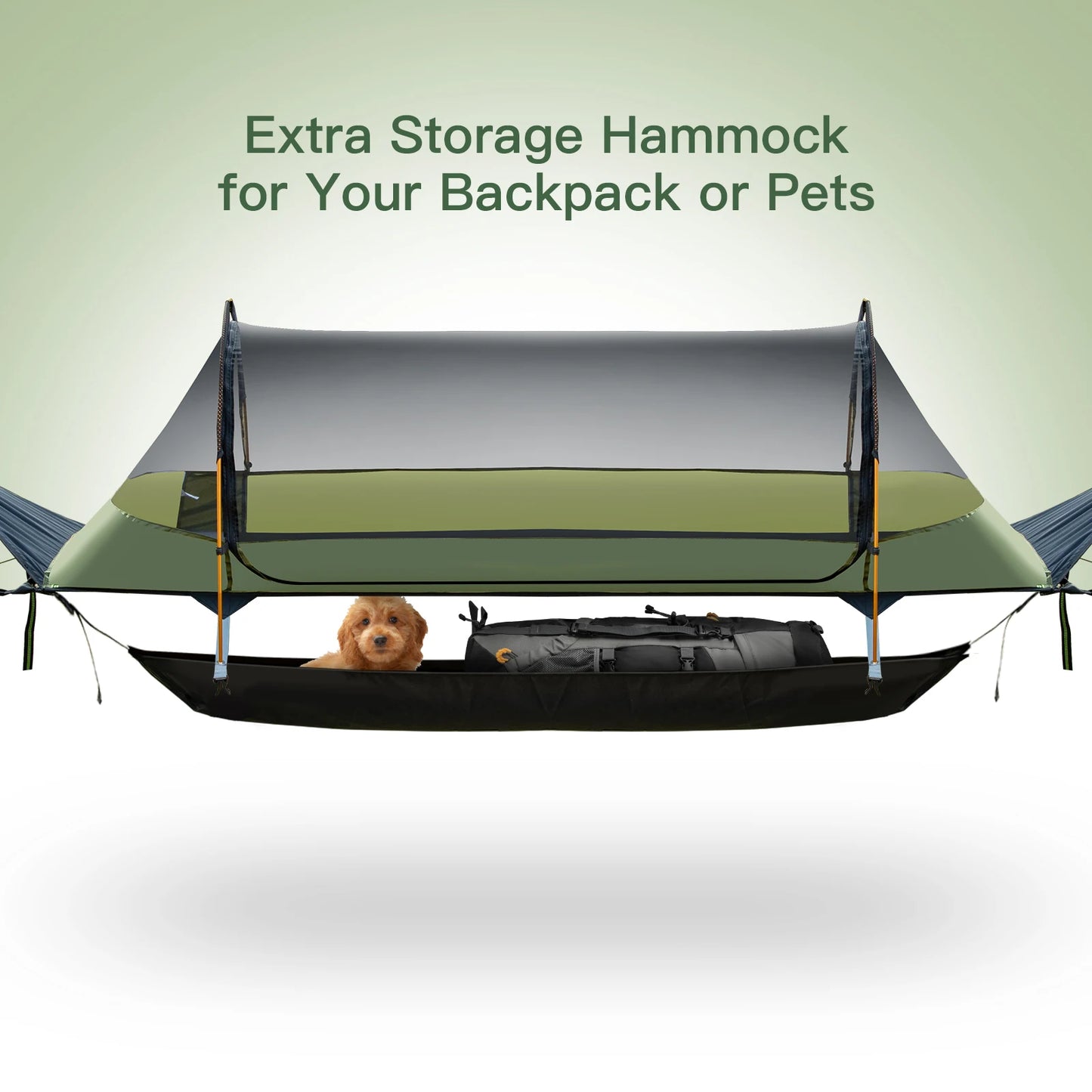 Flat Lay Hammock Tent with Storage