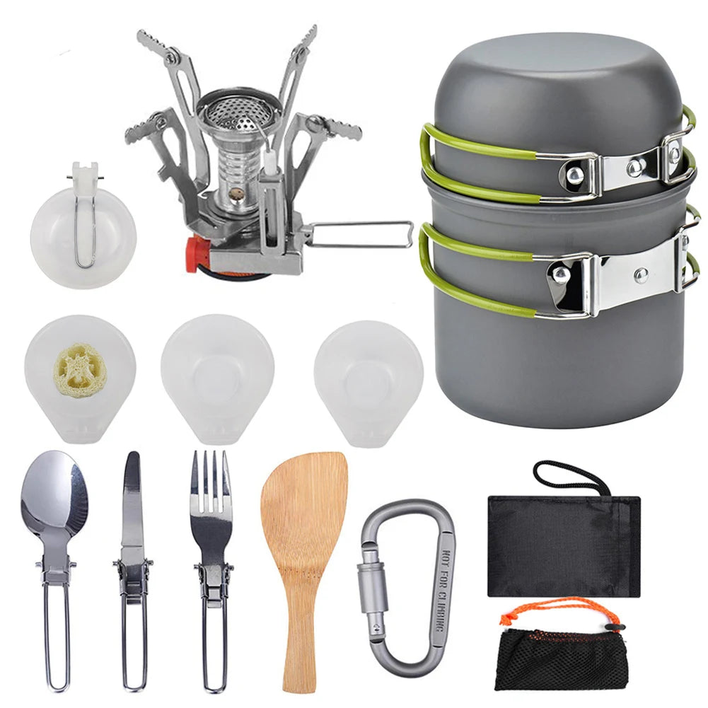 Outdoor Aluminum Cooking Set