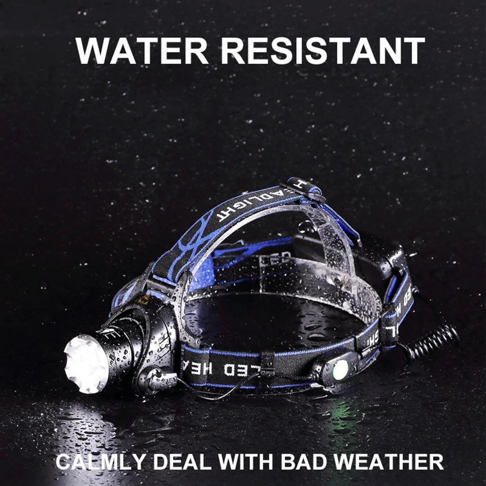 Powerful LED Waterproof Headlamp