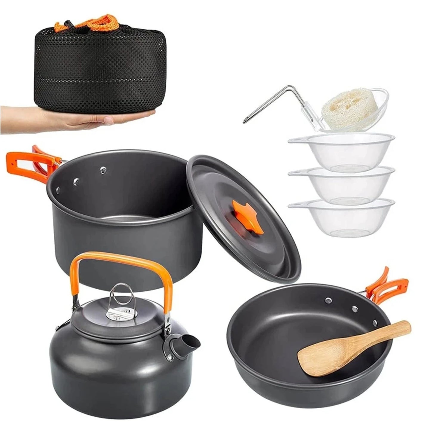 Aluminum Outdoor Camping Cookware Kit