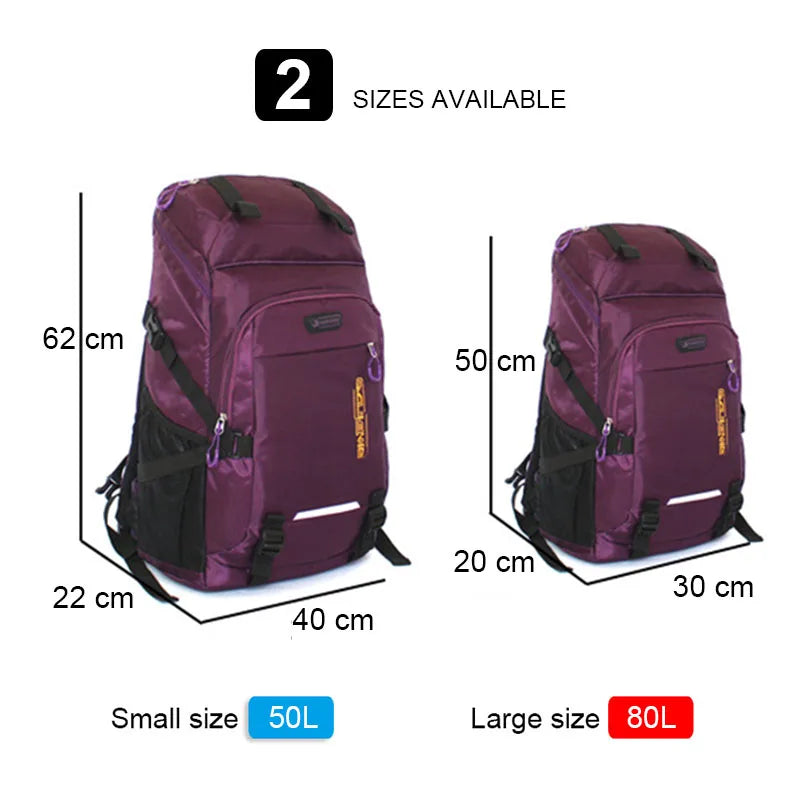 Large Capacity Men Women Outdoor Backpack