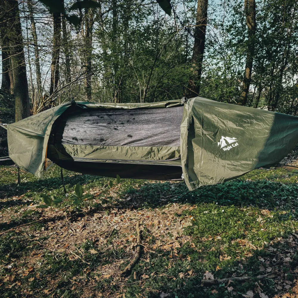 Flat Lay Hammock Tent with Storage